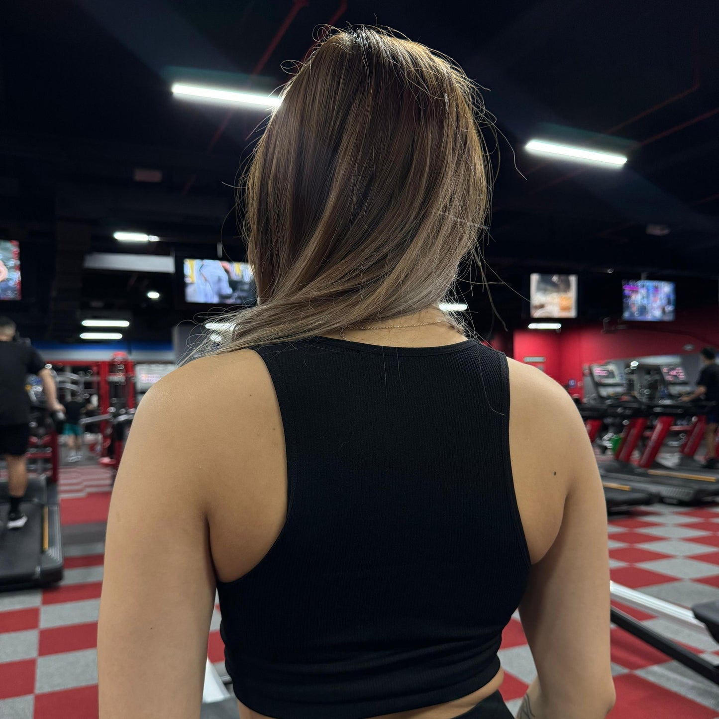 Light Weight "JET BLACK" Crop Top